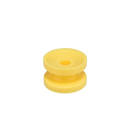 Donut Corner Post Electric Fence Insulators, Yellow, 20 | Polywire Insulator for Electric Fence, Farm Fence - color: yellow, size: 20