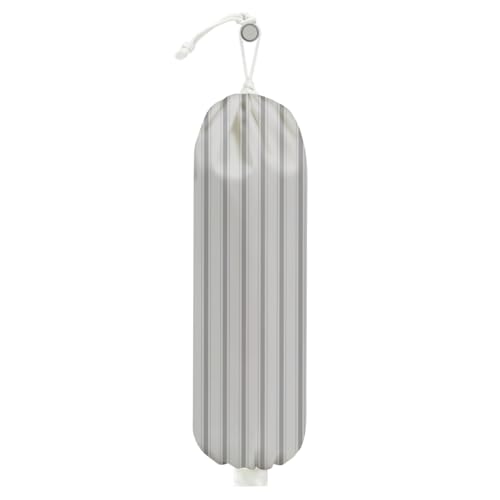 Minimalist Stripe Plastic Bag Holder, Wall Mount Grocery Bag Holder | Striped Bag Holder, Reusable Grocery Bag Storage Dispenser, Farmhouse Kitchen Home Decor - color: Stripes