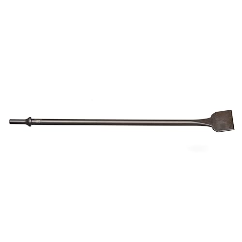 Mayhew Tools 32016 Pneumatic Scraper, 2" x 18", Black Oxide Finish - size: 2" x 18"