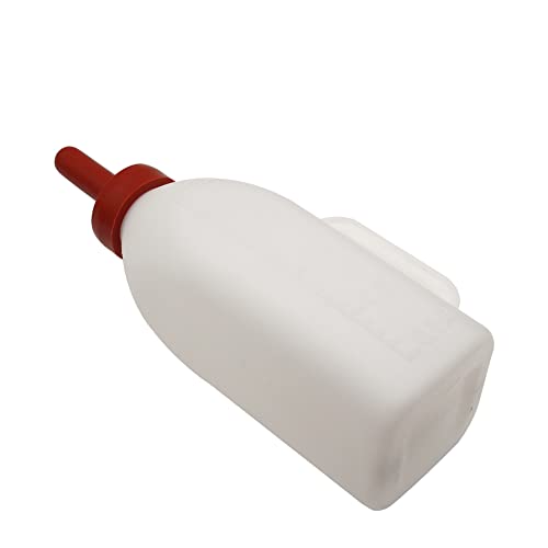 Calf Bottle with a Replacement Nipple 2.11 Quart Milk Feeder Nursing Feeding Bottle