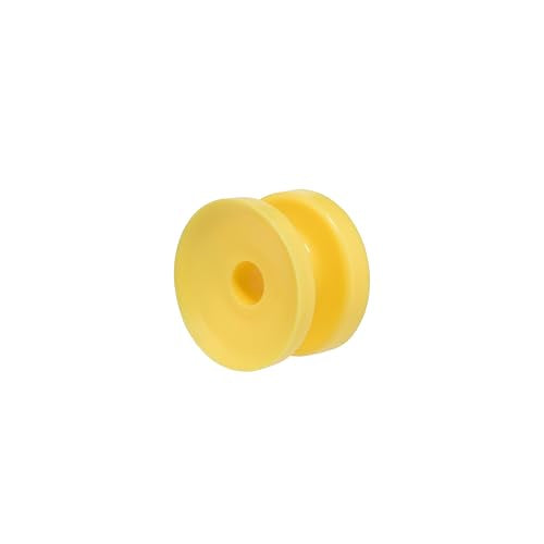 Donut Corner Post Electric Fence Insulators, Yellow, 40 | Polywire Insulator for Farm Fence - color: yellow, size: 40