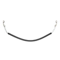 SmartEquine Stall Chain, 45.5" Long, Black | Stall Area Fence Gate Hardware | Standard Size | Features 2 Double-Ended Snaps | 1" Wide Rubber