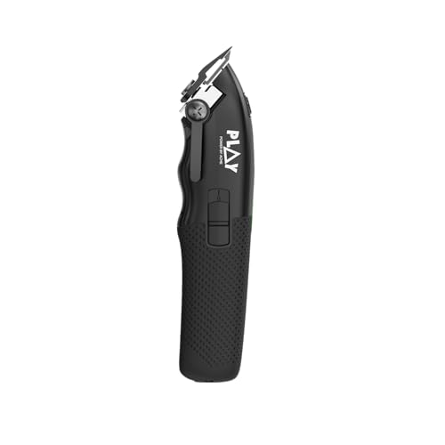 TPOB Play Barber Hair Clippers for Men 7500 RPM with Rubber Grips (Blackout) - color: Blackout