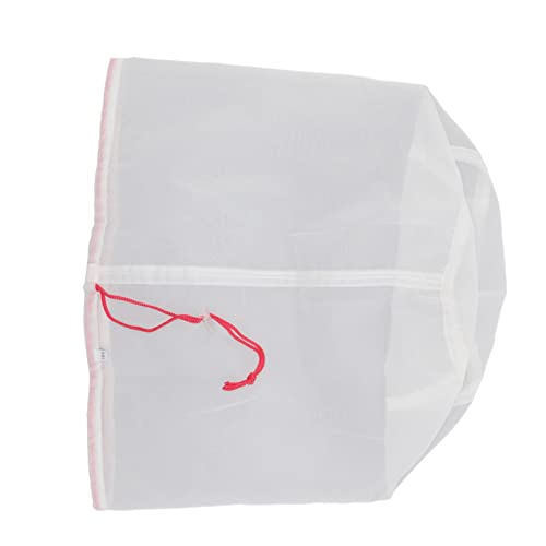 5 Gallons Brew Bag,160 Micro Reusable Straining Bag,Fine Mesh Bag Strainer Bag Wine Making Supplies,Multi Purpose Food Grade Filter Bag for Fruit Cider,Nut Milk,Cold Brew, Home Brewing