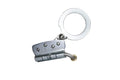AFP Self-Locking Rope Grab with 2.25 inch Connecting Eye, Used with 5/8’’ Lifeline Rope, for Construction, Climbing, Fall-Protection, 310 lb. Capacity (OSHA/ANSI Compliant) Silver - color: Silver