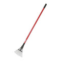 Shrub Rake – Small Rake with Tempered Steel Tines & Fiberglass Handle for Tight Spaces, Gardening Tool for Leaves and Debris in Beds, Lightweight Yard Tool - 100% Made in The USA, 54-Inch - size: Regular_Handle
