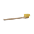 Boardwalk BWK4320 20 in. Long Polypropylene Fill Handle Utility Brush - Tan
