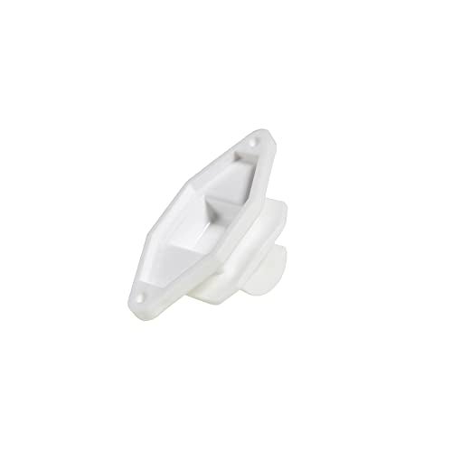 50 Pack Electric Fence Wood Post Claw Insulators, White | Nail on Insulator, Hi-Tensile, Heavy-Duty Fencing Wire Polywire