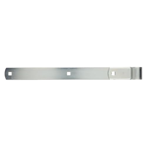 National Hardware Gate Hinge Strap, 16 in, Steel, Zinc Plated | Hot-Rolled Steel Strap for Wood Farm and Fence Gates; WeatherGuard Finish Resists Rust in Outdoor Use - size: 16 Inch x 3/4 Inch