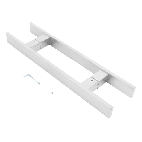 17 Inches Long 304 Stainless Steel Door Handle，Brushed Process Heavy-Duty Commercial Modern Door Pull Handle, for Doors with a Thickness of 12 mm, Silver