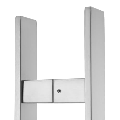 23 Inches Long 304 Stainless Steel Door Handle, Brushed Process Heavy-Duty Commercial Modern Door Pull Handle, for Doors with a Thickness of 12 mm, Sliver