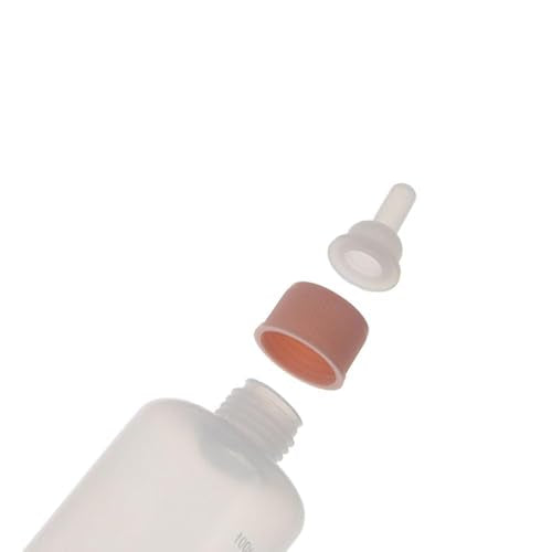 100ml Pet Feeding Bottle with Clear Scale for Newborn Puppies Kittens Rabbits Hamsters Squirrels(pink-100ml) - style: pink-100ml