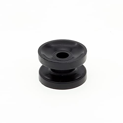 12 Pcs Circular Ring Corner Post Electric Fence Insulators | Polyrope Insulator, For Electric Fence Wire, Black