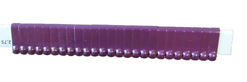 Jiffy Wing Bands Numbered - NOT Stamped Aluminum Chicken Pheasant Poultry Duck Wing Identification Tags (100, Purple) - color: Purple