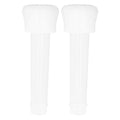 2 Pcs Milking Machine Liners, White Gel Teat Cup Liners, Silicone Milking Machine Lining Replacement Parts for Farm Electric Cow Milking Machine