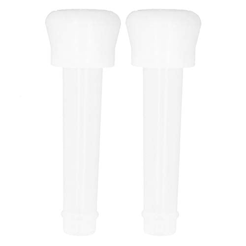 2 Pcs Milking Machine Liners, White Gel Teat Cup Liners, Silicone Milking Machine Lining Replacement Parts for Farm Electric Cow Milking Machine