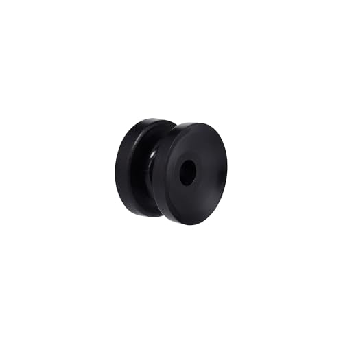 Donut Corner Post Electric Fence Insulators, Black, 40 | Polywire Insulator for Electric Fence, Farm Fence - color: black, size: 40