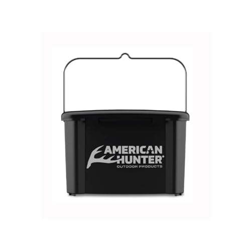 American Hunter 5-Gallon Nesting Hopper w/ECON Digital Feeder Kit - Adjustable Durable Deer Wild Game Hunting Attraction Automatic Feeding Station
