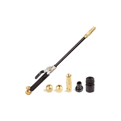 Hicks Ridge Garden Hose Nozzle Sprayer - Heavy Duty High Power Water Wand - Pressure Washer Gun Attachment - Garden Hose Jet Nozzle