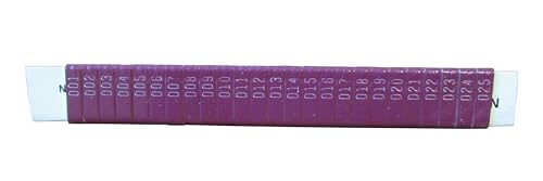Jiffy Wing Bands Numbered - NOT Stamped Aluminum Chicken Pheasant Poultry Duck Wing Identification Tags (100, Purple) - color: Purple