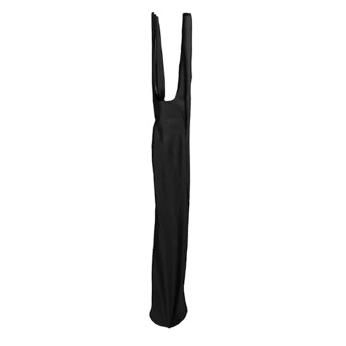 Sleazy Sleepwear Tie Tail Bag | Braided Tail Protection w/Stretchy Ties | Rugged Lightweight Breathable Slip-On Horse Guard, Black - color: Black