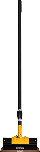 DEWALT Drywall Skimming Blade Combo, 14" Blade + 49" - 87" Extension Handle | Pro-Grade | Extruded Aluminum & European Stainless Steel Construction | High-Impact End Caps | 3-429 - size: 14" Blade
