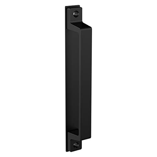 National Hardware Modern Gate Pull, 10 in, Steel, Black with WeatherGuard™