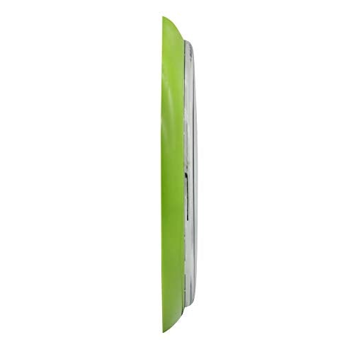 Springfield Indoor Outdoor Big and Bold Dial Thermometer, Wireless Thermometer with Easy to Read Numbers for Patio, Pool, and Indoor Areas, 8-Inch, Green - color: Green, size: 8 inches