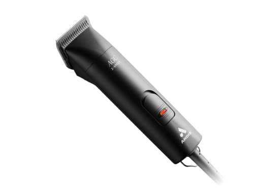 Andis 24675 UltraEdge 2-Speed Detachable Blade Clipper, 120V, Black | Runs cool & quiet, shatter-proof housing, for all coats & breeds, dog grooming clipper - size: Clipper