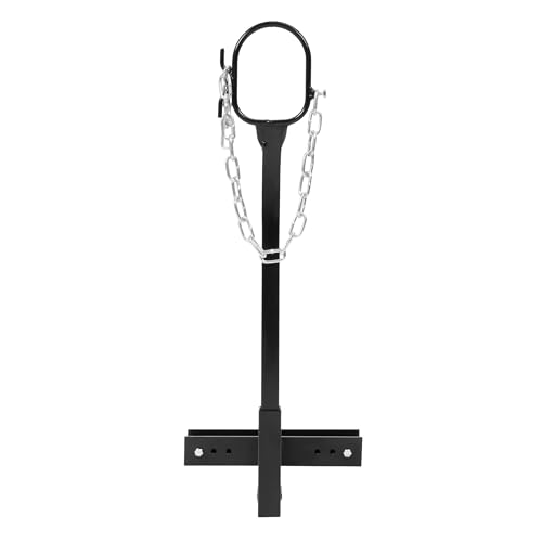 Steel Livestock Gate Attachment Nose Loop Headpiece - Height&Width | Adjustable, Powder-Coated & Galvanized, for Sheep & Goat Trimming, Grooming, Milking