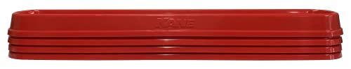 Trough Feeder 48" 4 Pack - color: Red, size: 48" 4-Pack