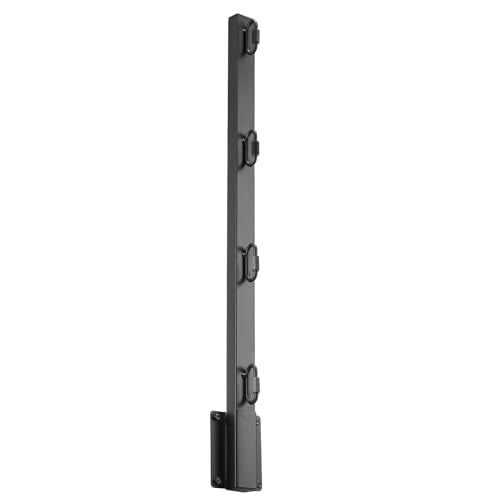 VEVOR Fence Post Extender, 8 Packs 23.8 in Barbed Wire Arm, Sturdy Steel Fence Height Extender, Flat or Surface Mounted Barbed Wire Extension Arms, Protect Privacy and Prevent Pets Jumping Off - style: Square