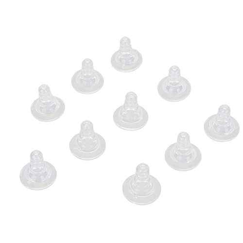 10Pcs Nipple for Goats, 10Pcs Goat Nursing Soft Silicone Thicken Lamb Goats, Small Animal Milk Drink Nipples Feeding Sheep Cattle Rubber Pacifier Replacement Lambs and Kids