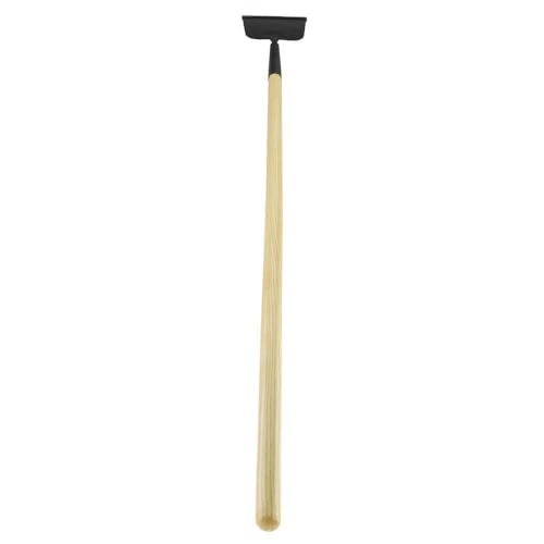 PRO SOURCE Sidewalk/Ice Scraper: 48" Wood Handle, 7" Wide x 4" High Steel Blade
