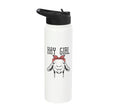 Hay Girl Goat Funny Farm Animal Girls Kids Toddler Women Stainless Steel Insulated Water Bottle - color: White