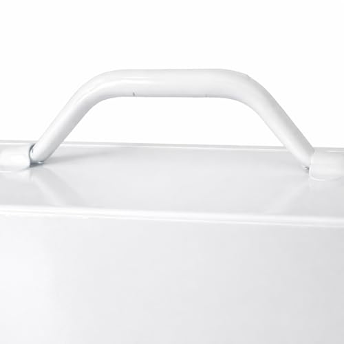 Rapid Care 4-Shelf Metal First Aid Cabinet Empty Wall Mountable Steel First Aid Kit with Door Pouches for Home and Workplace Safety - size: 4-Shelf