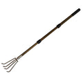 Stainless Steel Garden Claw rake Multifunctional rake, Lengthened Aluminum Alloy Handle, can be Used for Weeding and loosening the Soil in the Garden, and can Also be Used for Treasure Digging