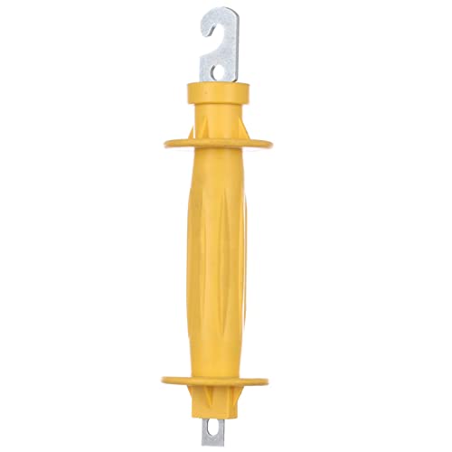 5-Pack Electric Fence Insulated Rubber Gate Handles, Yellow | Spring Hook · Secure Insulation · Comfortable Grip · High-Visibility Yellow · For Farms & Temporary Fencing