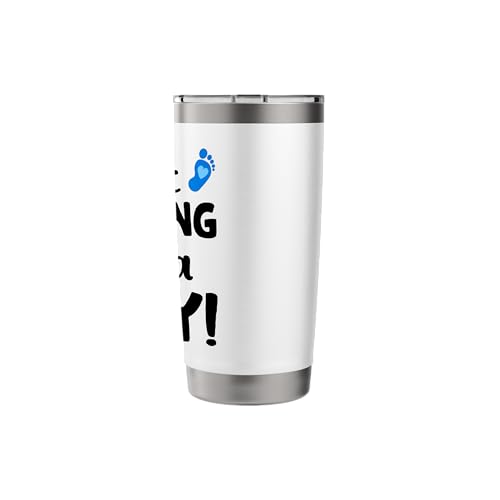 Just Kidding It's a Boy Pink Gender Reveal Party Supplies Stainless Steel Insulated Tumbler