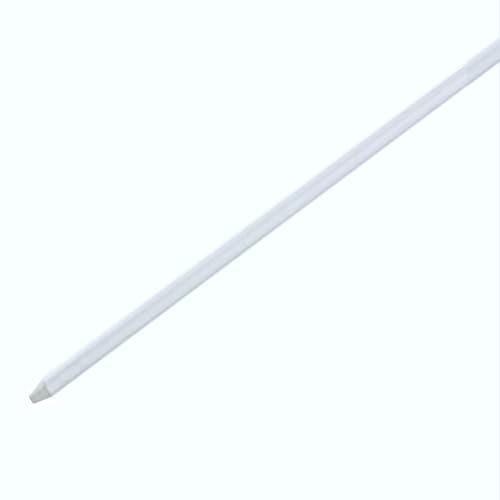 20 Pack Fiberglass Fence Posts 3/8" x 48" | White Fiberglass Rods for Garden Fencing Livestock Containment Temporary Electric Fence and DIY Projects | Lightweight Durable and Weather-Resistant