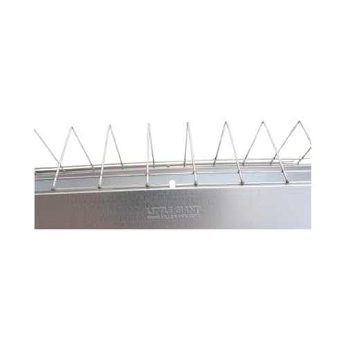 Little Giant® Duck Feeder - Galvanized Steel with Feed Saver Grid - Heavy Duty Metal Feeder Designed for Ducks - Made in USA (20 Inch) - size: 20 Inch