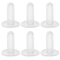 6 Pack Goat Bottle Nipples Lamb Milk Drink Nipples for Sheep Calf Nursing Bottle Pacifier Baby Livestock Feeding Tool Smooth Surface Easy to Clean 1.65 X 1.29 X 1.29 in