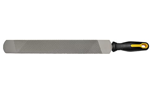 14 Inch Horseshoe File with Rubber Handle, Hoof Rasp,Farrier File Tool for Horse Goat Cow Hooves - size: 14 inch