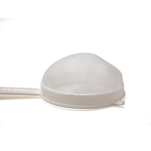 Nylon Mesh Strainer 2 Pack - Strain Your Wide Mouth Mason Jar Batches - Less Mess, Less Waste - Strain Your Water Kefir Grains - Homebrewing And Kitchen Essential - 2 Strainers - 3"