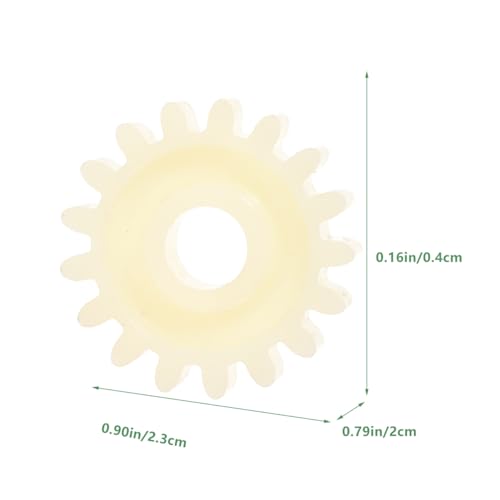 Abaodam 10 pcs Incubator Gear Wheel Egg Turning Motor Reversible Gear Replacement Part for Chicken Quail and Pigeon Hatching Equipment Easy Install for Incubator Accessories