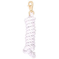 Tough 1 Braided Cotton Lead with Trigger Bull Snap - color: White