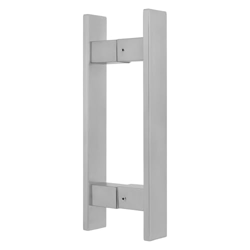 11.8 Inches Long 304 Stainless Steel Door Handle, Brushed Process, Heavy-Duty Commercial Modern Door Pull Handle, for Doors with a Thickness of 12 mm, Silver