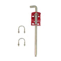 Rural365 Farm Gate Anchor Cane Bolt 18in - Farming Livestock Spring-Loaded Fence Gate Drop Rod Cattle Gate for Tube Gate