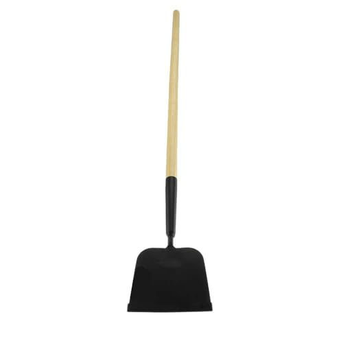 PRO SOURCE Sidewalk/Ice Scraper: 48" Wood Handle, 7" Wide x 4" High Steel Blade