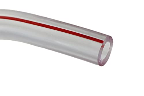 Milk Hose/Tube Transparent Food Grade for Cow Or Goat Milking Machines 7Ft Long by Melasty (5/8 Inch ID) (7ft)